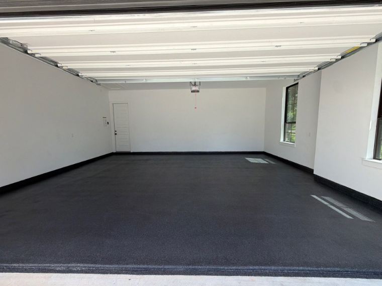 Carbon chip floor, Katy install