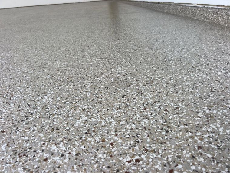 Willow chip floor, Katy install
