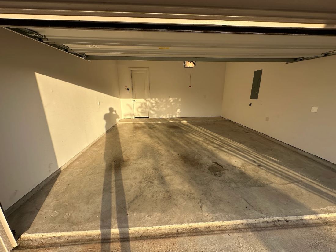 Before — bare slab, Katy 77494